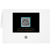 ライオンのグリーティングカード (裏面横)