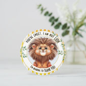 ライオンのサファリお礼カード サンキューカード (スタンド正面)