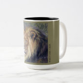 ライオンのサファリのツートーンマグ ツートーンマグカップ (正面右)