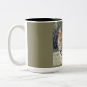 ライオンのサファリのツートーンマグ ツートーンマグカップ (左)