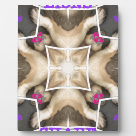 ライオンのシェア フォトプラーク (正面)