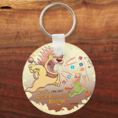 ライオンのソーシャルネットワークへの復讐をセシル キーホルダー (正面)