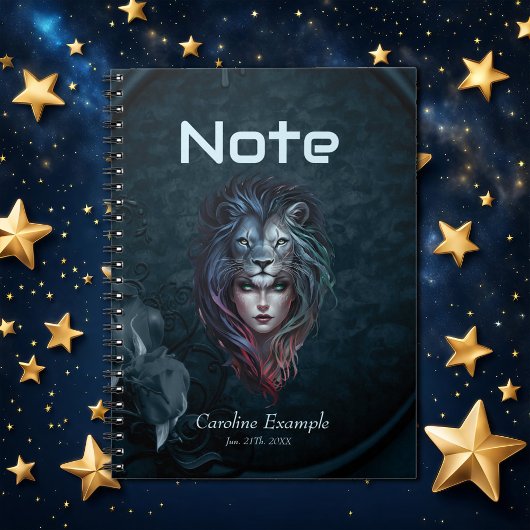 ライオンのハートと強フェミニン力 ノートブック