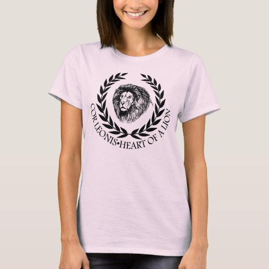 ライオンのハート Tシャツ (正面)