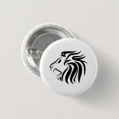 ライオンのピクトグラムボタン 缶バッジ (正面&裏面)