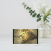 ライオンのプライドの名刺 名刺 (スタンド正面)