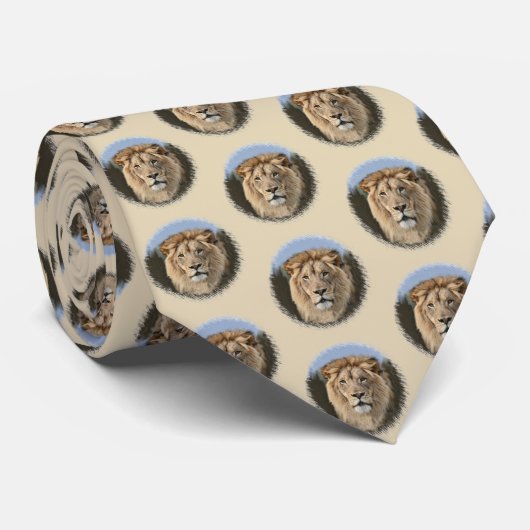 ライオンのプライド ネクタイ (ロール)