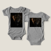 ライオンのプリントTシャツ (デザイン正面&裏面)