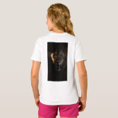 ライオンのプリントTシャツ Tシャツ (裏面フル)