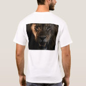 ライオンのプリントTシャツ Tシャツ (裏面)