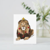 ライオンのホリデーカード シーズンカード (スタンド正面)