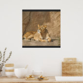 ライオンのポスター ポスター (キッチン)