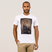 ライオンのポートレート Tシャツ (正面フル)