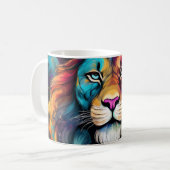 ライオンのマグカップ コーヒーマグカップ (正面左)