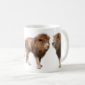 ライオンのマグカップ コーヒーマグカップ (正面右)
