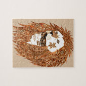 ライオンのマスク ジグソーパズル (横)