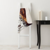 ライオンのママ私の息子に目を閉じた シェルパブランケット (インサイチュ)