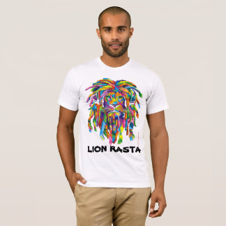 ライオンのラスタのRastafarian Dreadlocksの芸術のTシャツ Tシャツ