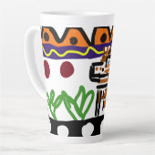 ライオンのリアアート カフェラテマグ (左アングル)