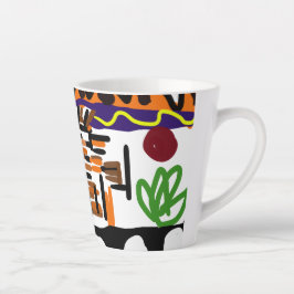 ライオンのリアアート カフェラテマグ