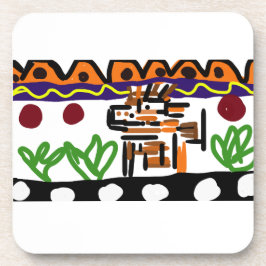 ライオンのリアアート コースター