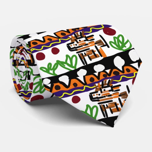 ライオンのリアアート ネクタイ (ロール)