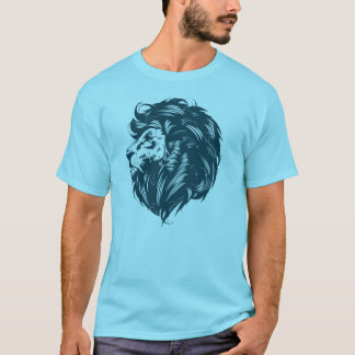 ライオンのロゴの人のワイシャツ Tシャツ