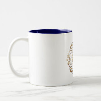 ライオンのロゴマグカップはっきりした- Animal Graphic Mug ツートーンマグカップ