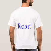 ライオンのワイシャツ Tシャツ (裏面)