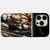 ライオンの仲間とregal warrior。 Case-Mate iPhoneケース (裏面 (横))