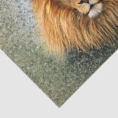 ライオンの写真のペンキの芸術のイメージ 薄葉紙 (詳細)