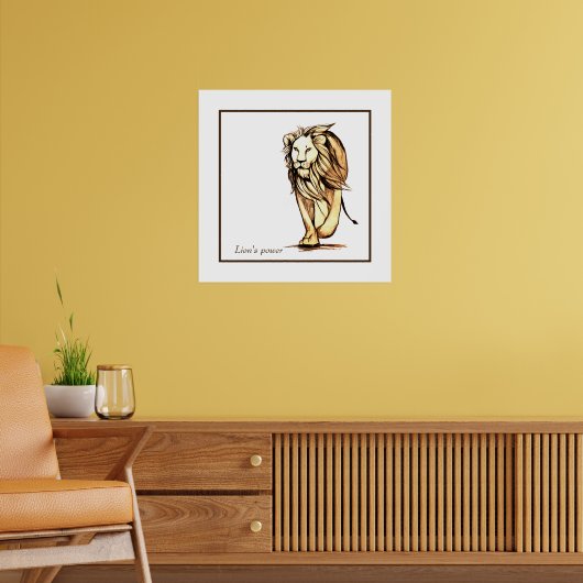 ライオンの力 ポスター (リビング2)