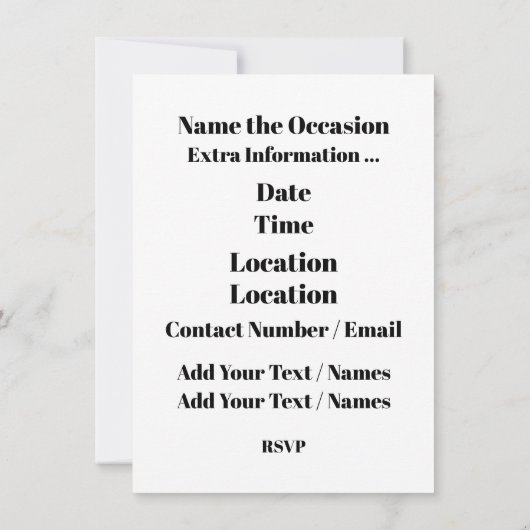 ライオンの力 招待状 (裏面)