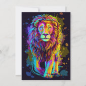 ライオンの力 招待状 (正面)