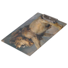 ライオンの勉強（エドウィン・ヘンリー・ランドセル作） クリップボード