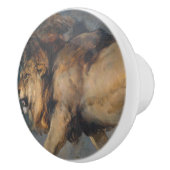 ライオンの勉強(エドウィン・ヘンリー・ランドセル作) セラミックノブ (右)