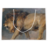 ライオンの勉強（エドウィン・ヘンリー・ランドセル作） ラージペーパーバッグ (正面)