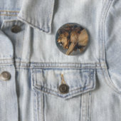 ライオンの勉強（エドウィン・ヘンリー・ランドセル作） 缶バッジ (インサイチュ)