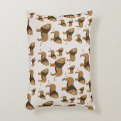 ライオンの動物のパターン アクセントクッション (正面(垂直))