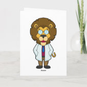 ライオンの医者 ドクターの服 カード (裏面)