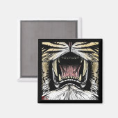 ライオンの口の磁石に マグネット (正面/裏面)