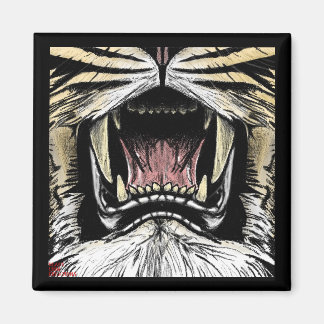 ライオンの口の磁石に マグネット