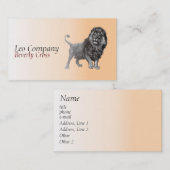 ライオンの名刺 名刺 (正面/裏面)