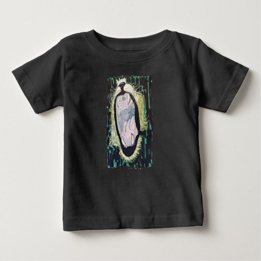 ライオンの吠え声 ベビーTシャツ (正面)