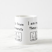 ライオンの周期表名mug コーヒーマグカップ (中央)