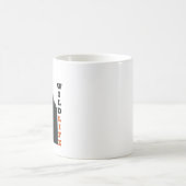 ライオンの夕日: ワイルドライフの威厳 コーヒーマグカップ (中央)