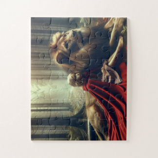 ライオンの女の子 ジグソーパズル