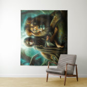 ライオンの女の子 タペストリー (インサイチュ)