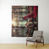 ライオンの女の子 タペストリー (インサイチュ)