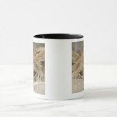 ライオンの子の顔の閉めて下さい マグカップ (中央)